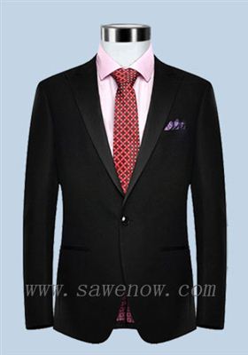 黑色商务西服SWN841023