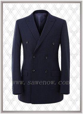 条纹西服套装SWN84654上衣